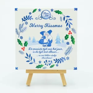 Delfts blauw Kerst, Merry Kissmas